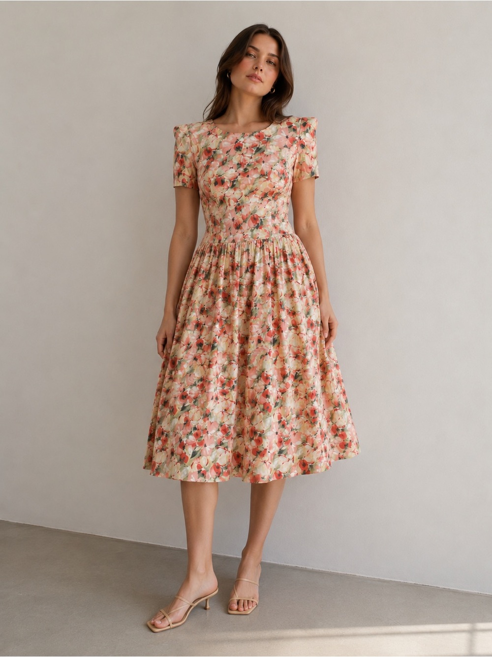Vintage ROUIE flower dress